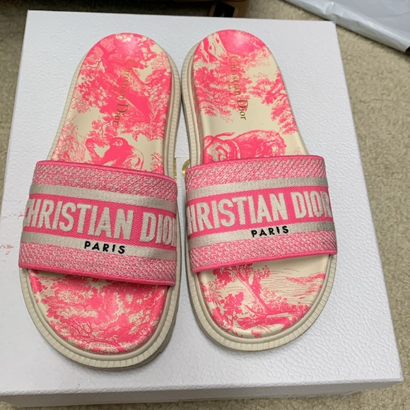 Authentic Dior Dway platform slide/ mule size 38 - Picture 2 of 9